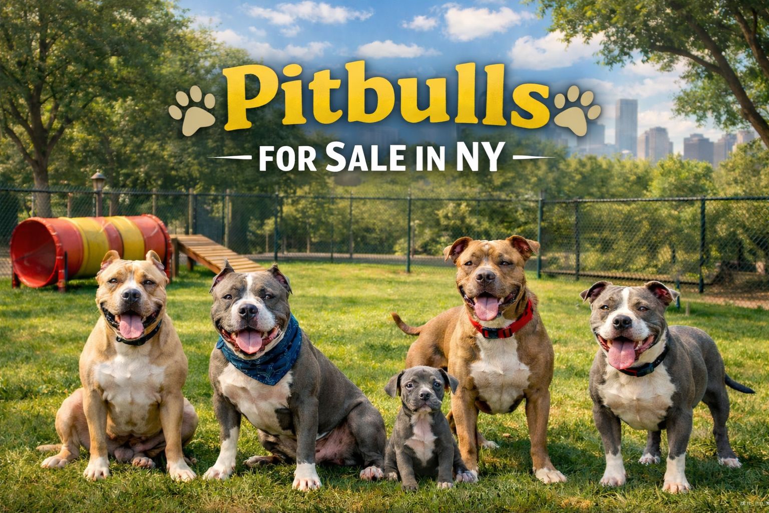 Healthy and Socialized Pitbulls for Sale in NY